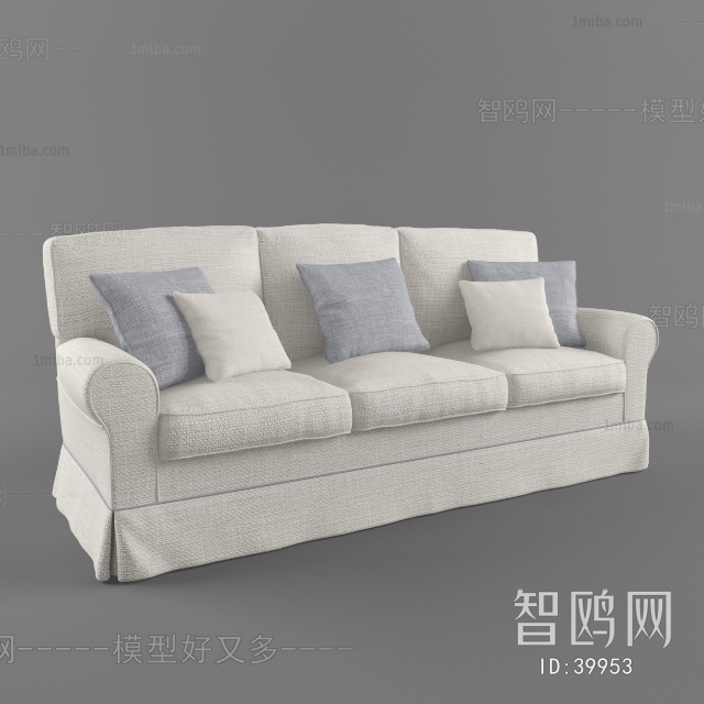 American Style Three-seat Sofa