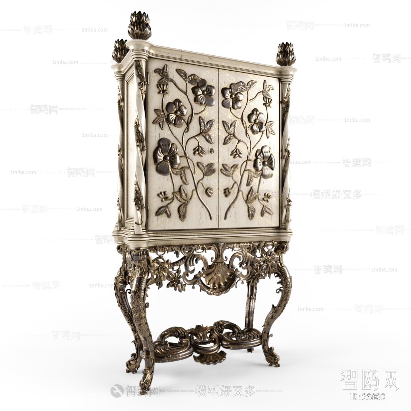 European Style French Style Side Cabinet/Entrance Cabinet