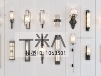 New Chinese Style Wall Lamp