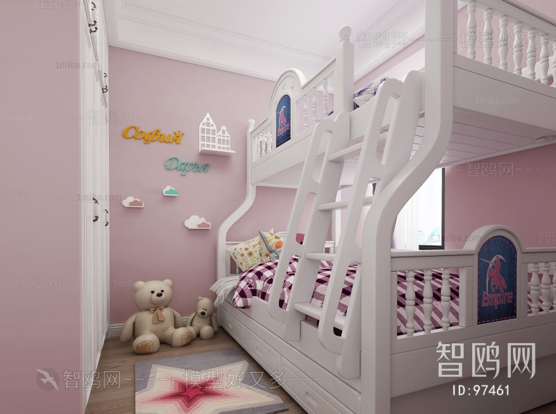 American Style Simple European Style Children's Room