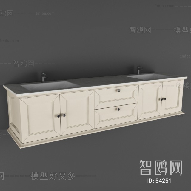 European Style Bathroom Cabinet