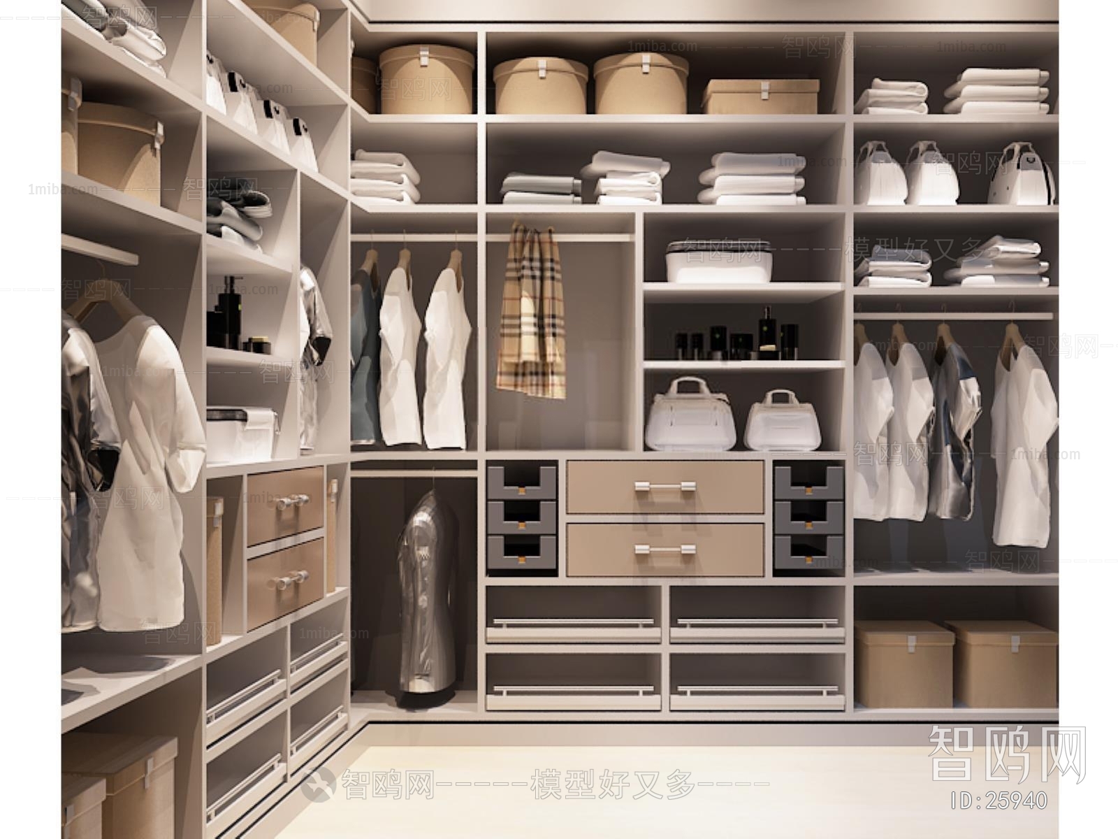 Modern Clothes Storage Area