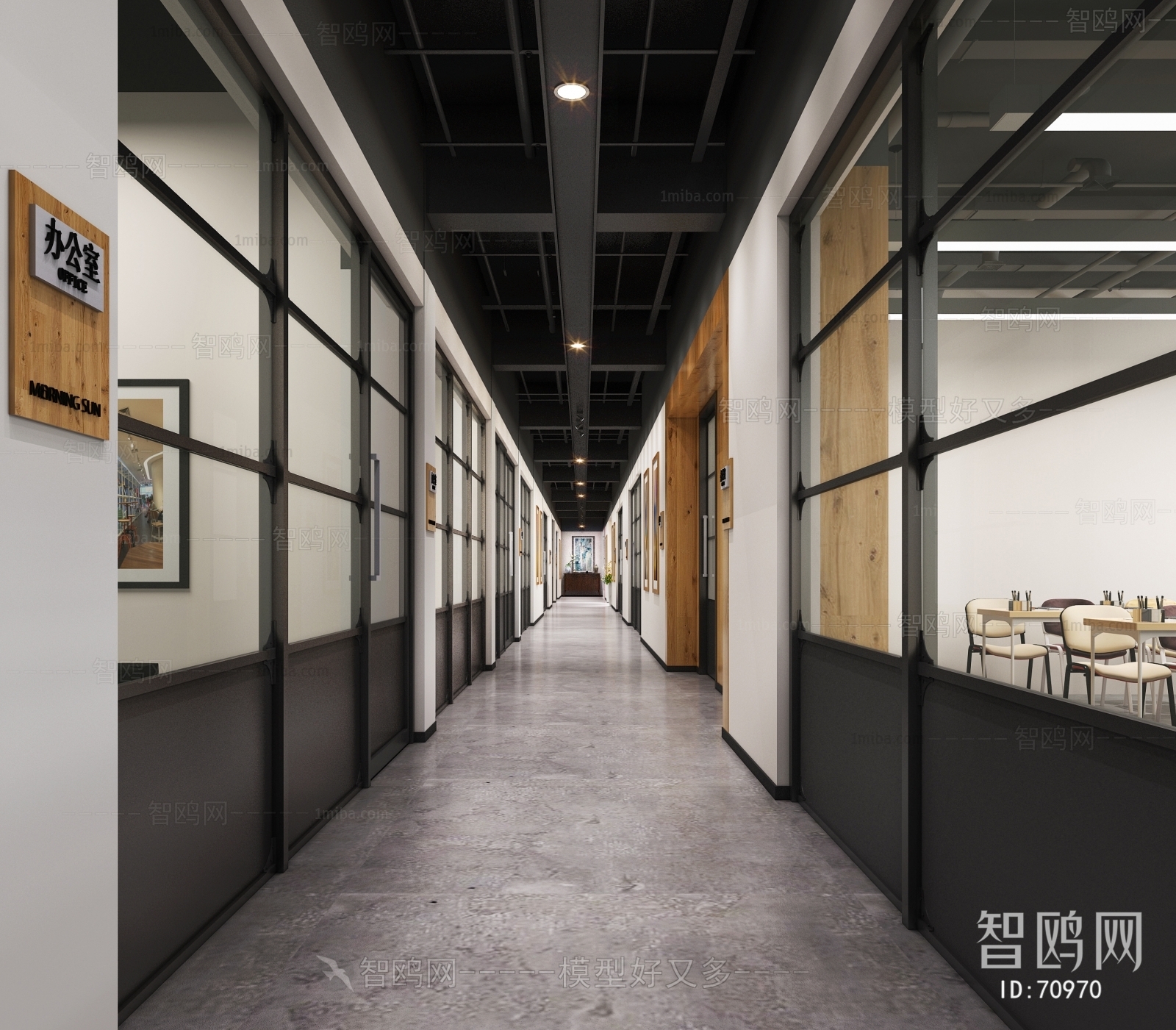 Industrial Style Corridor/elevator Hall
