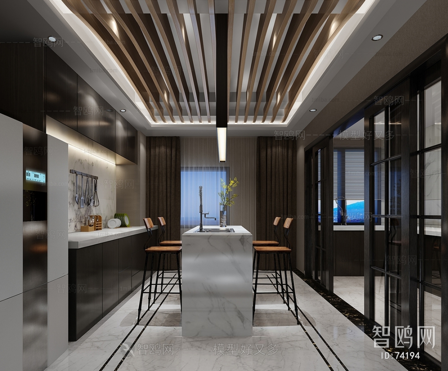 Modern Open Kitchen