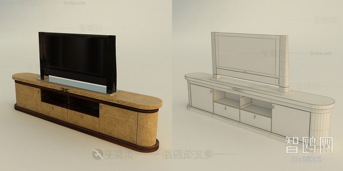 Modern Simple European Style TV Cabinet