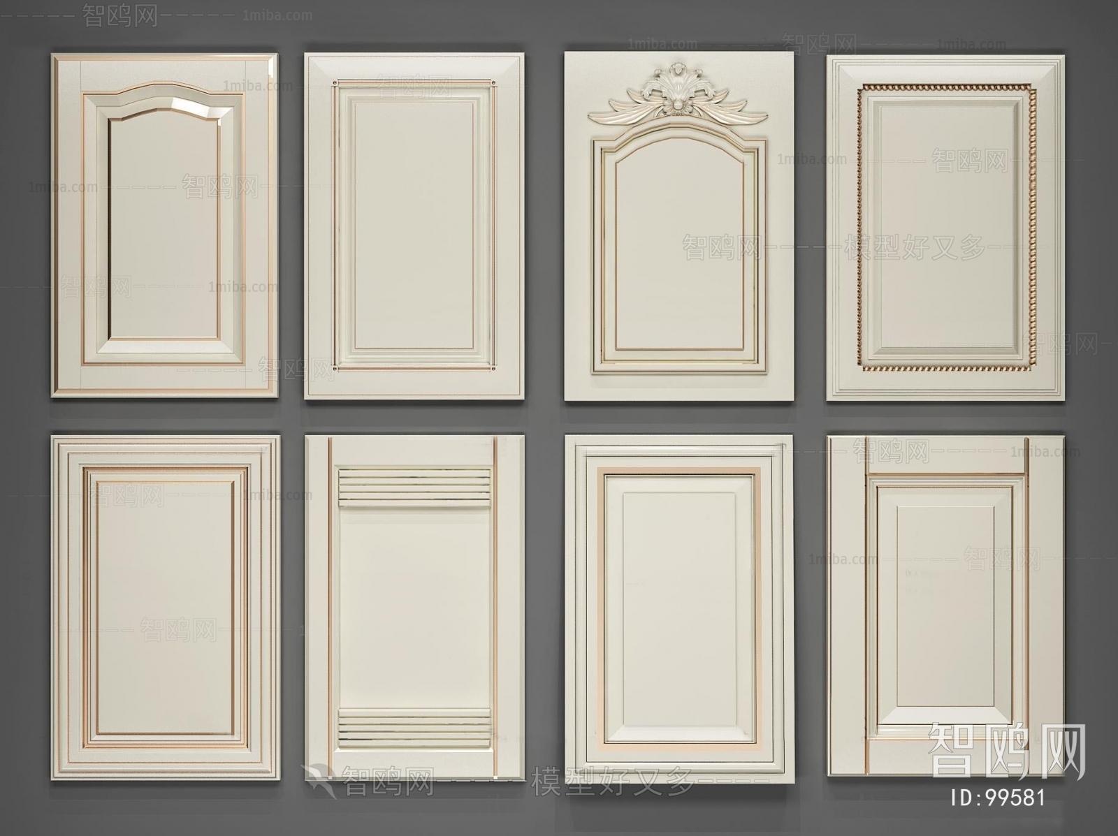 Simple European Style Door Panel