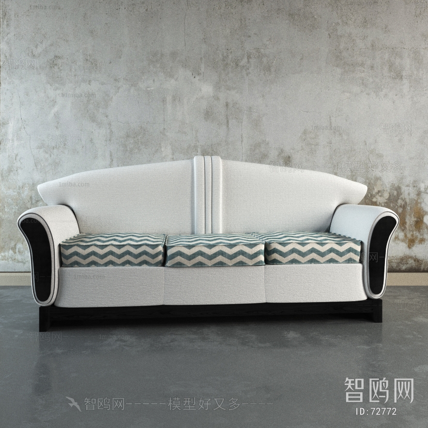 European Style Three-seat Sofa