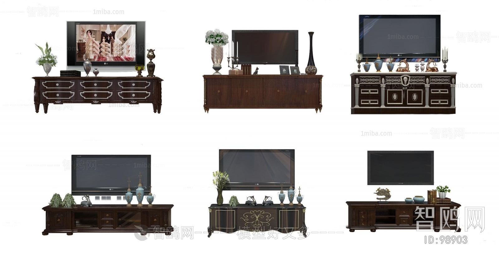 European Style TV Cabinet