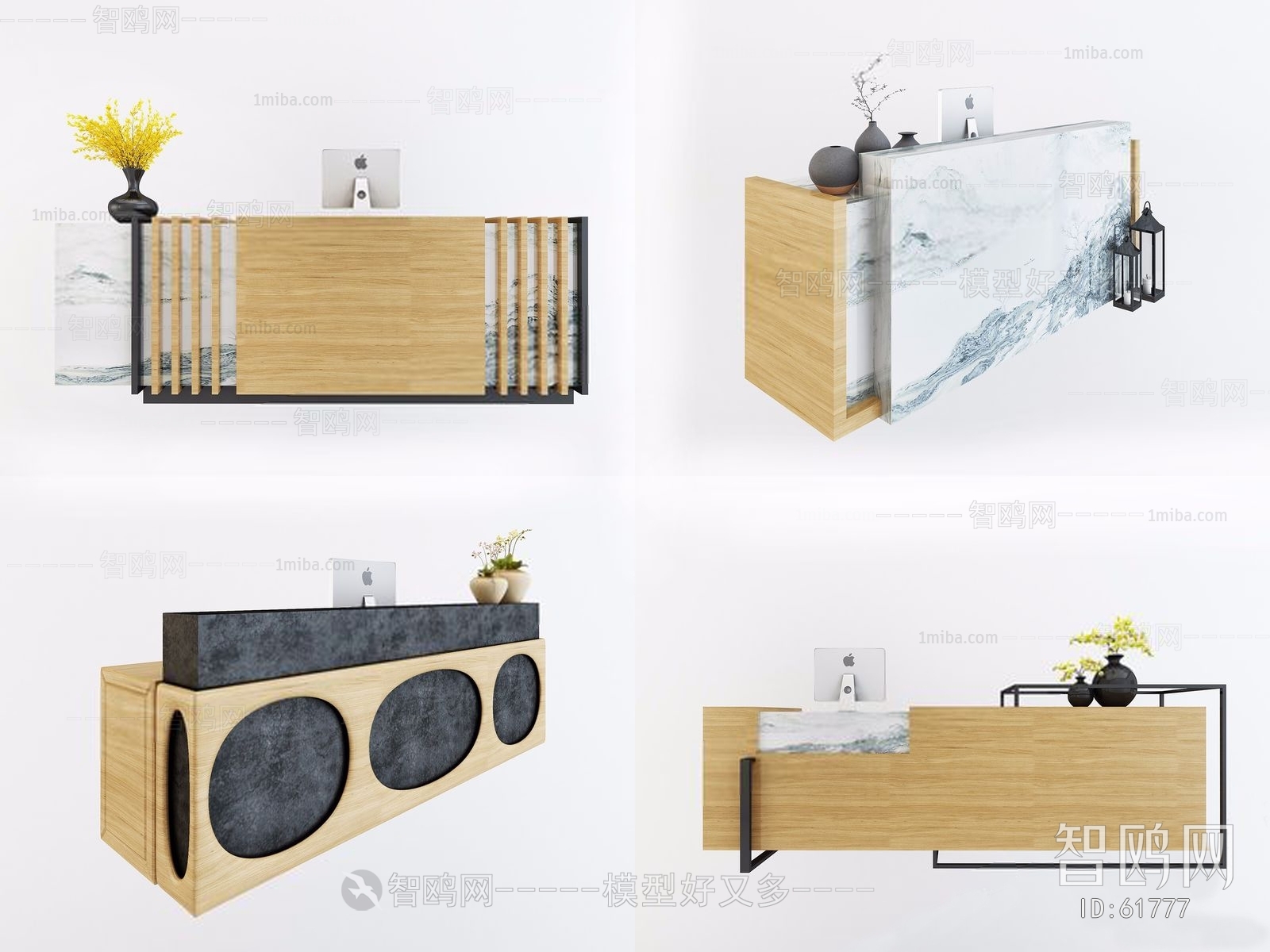 New Chinese Style Reception Desk