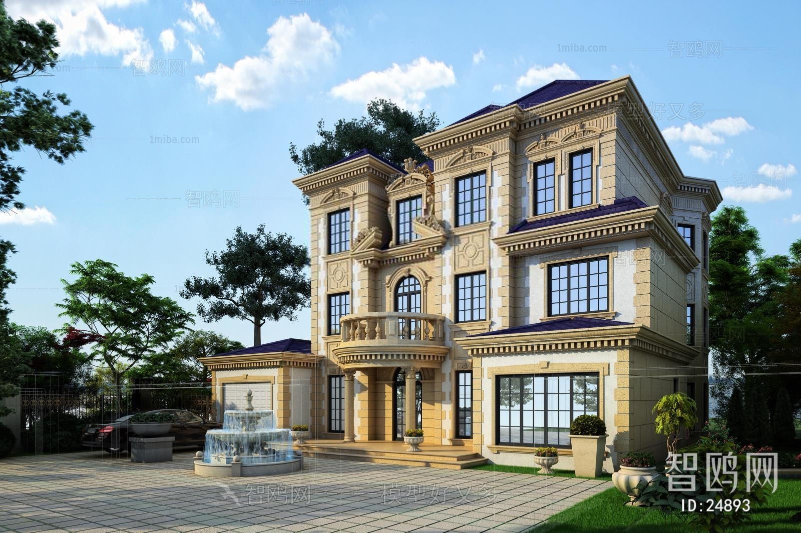 European Style French Style Villa/Building