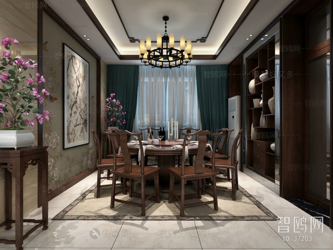 Chinese Style Dining Room