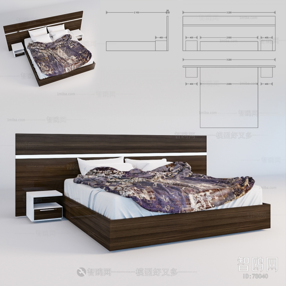 Modern Double Bed