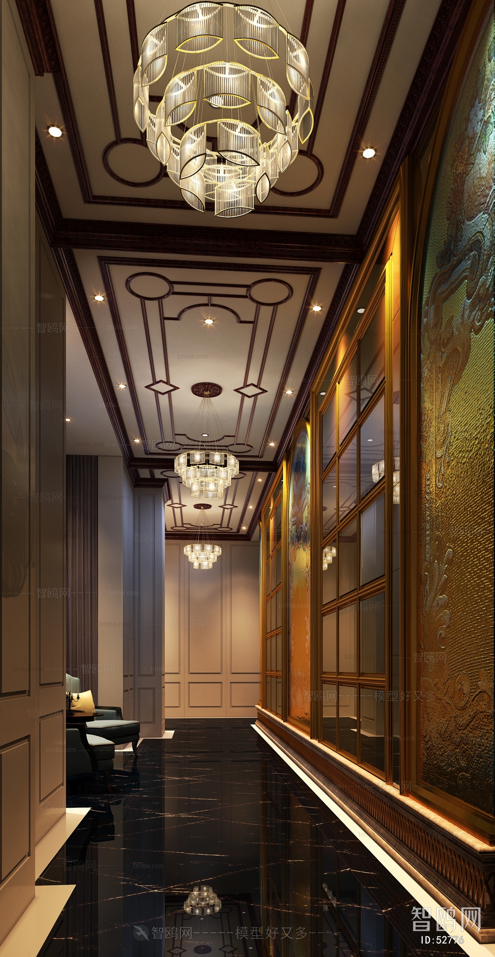 Modern Corridor Elevator Hall