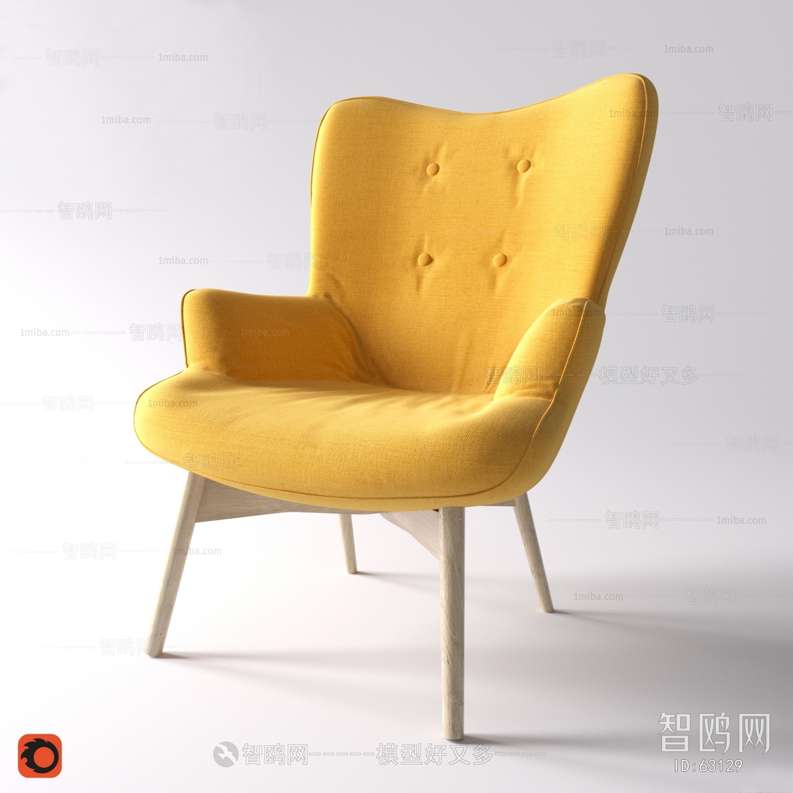 Nordic Style Lounge Chair