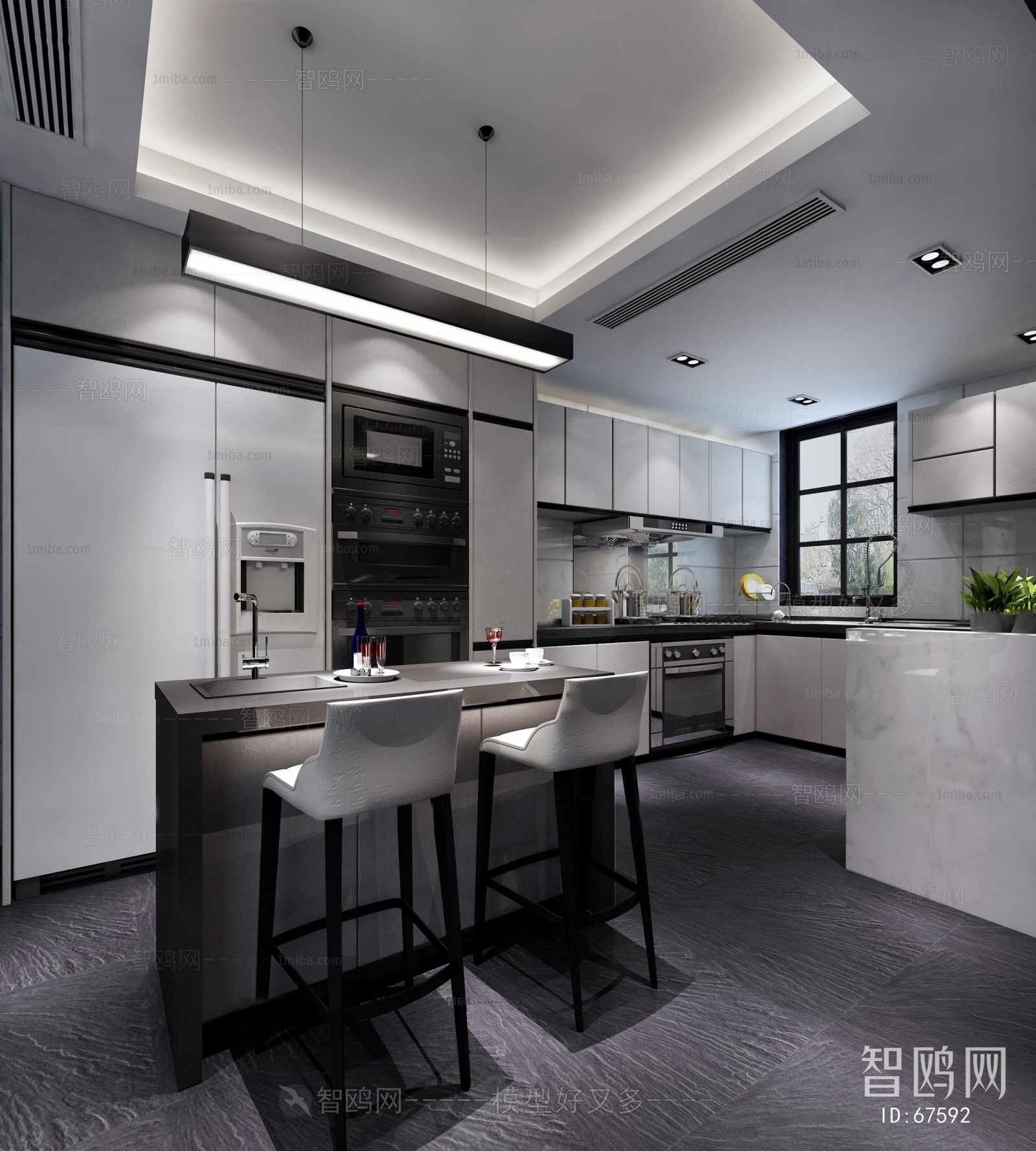 Modern Open Kitchen