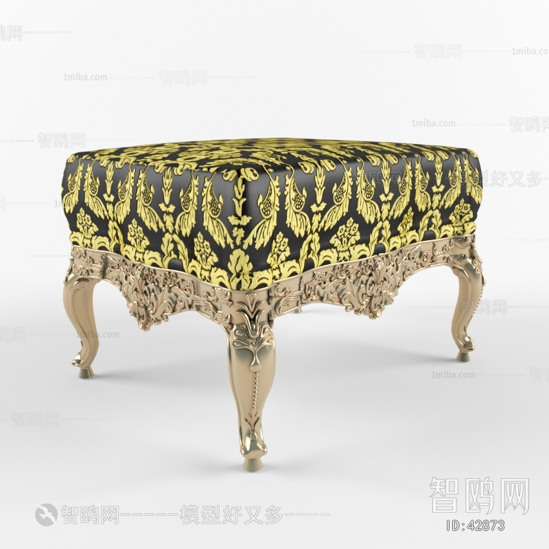 French Style Footstool