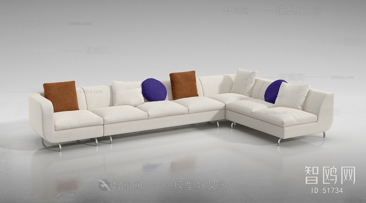 Modern Multi Person Sofa