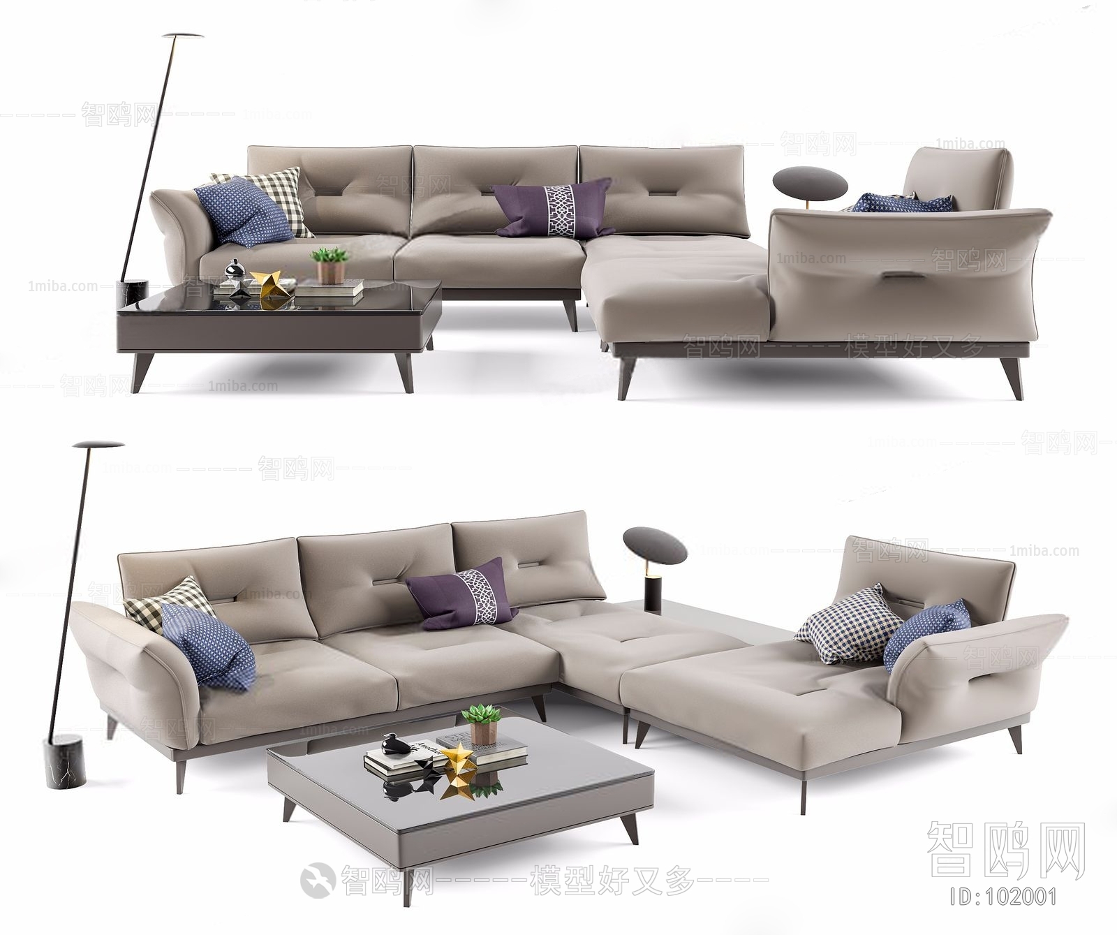 Nordic Style Sofa Combination