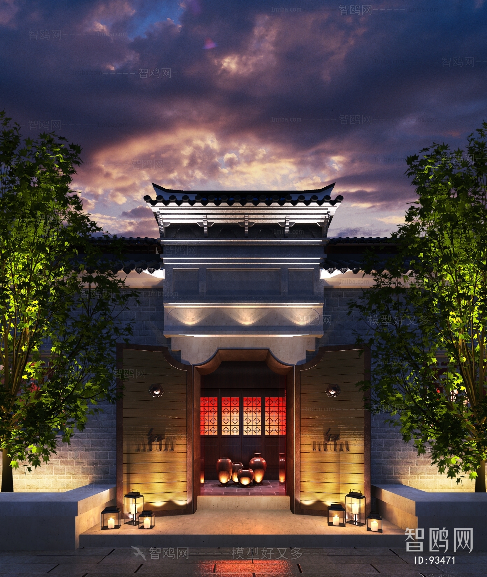 New Chinese Style Facade Element