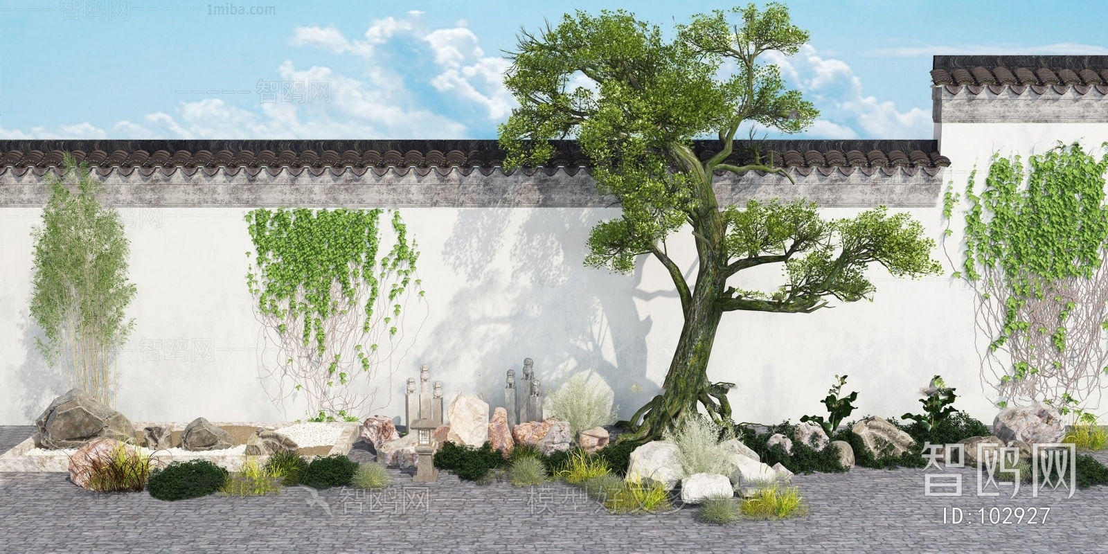 New Chinese Style Courtyard/landscape