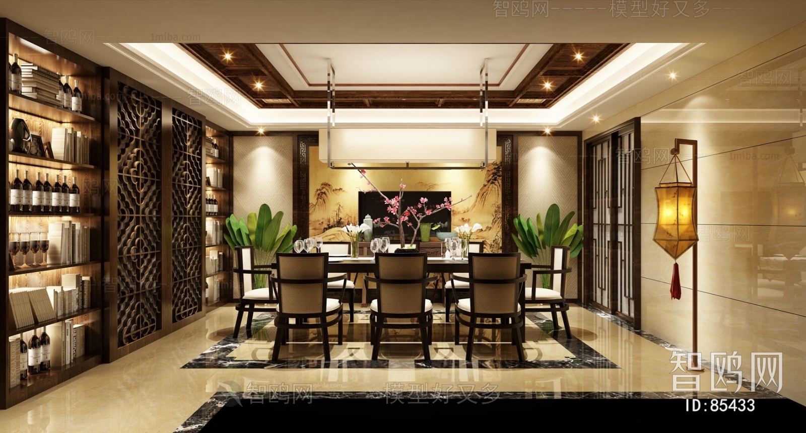 New Chinese Style Dining Room