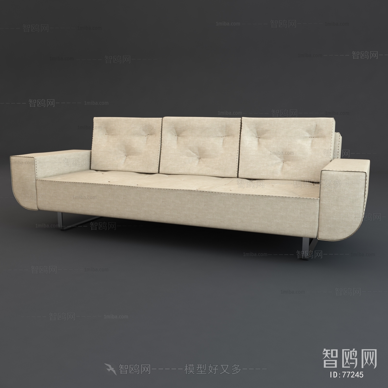 Modern Three-seat Sofa