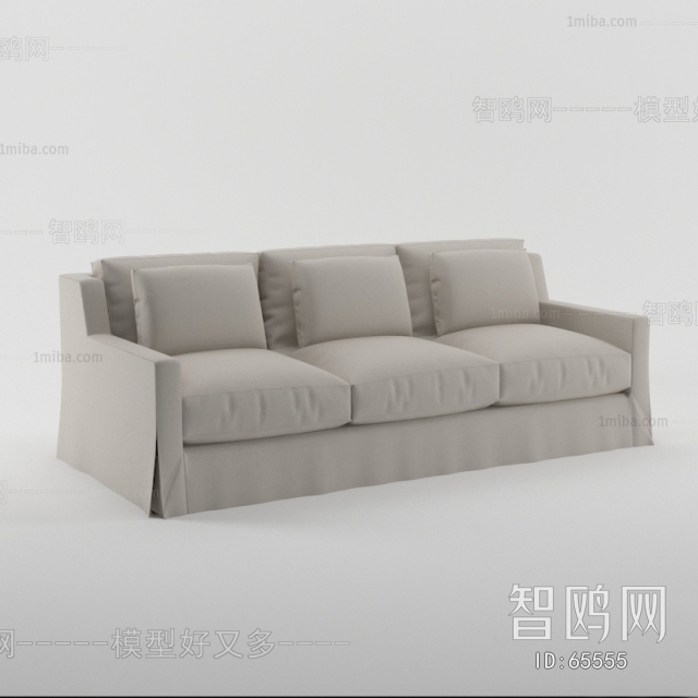 American Style Three-seat Sofa