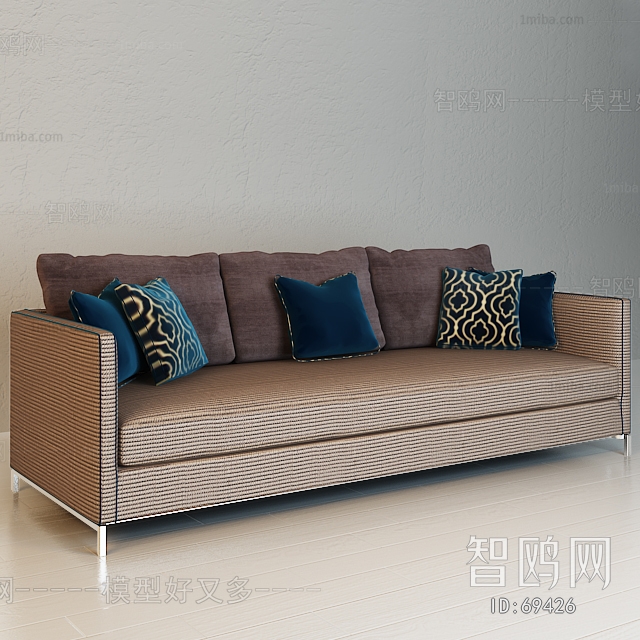 European Style Three-seat Sofa