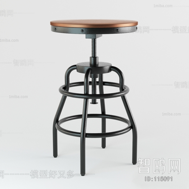 Industrial Style Bar Chair