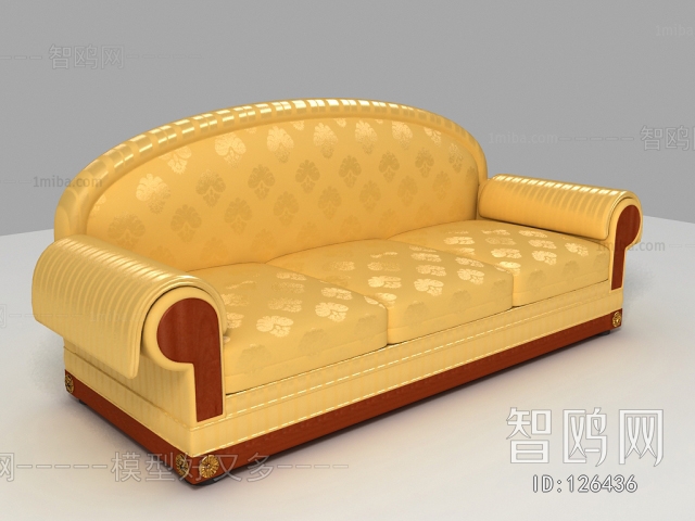 European Style Three-seat Sofa