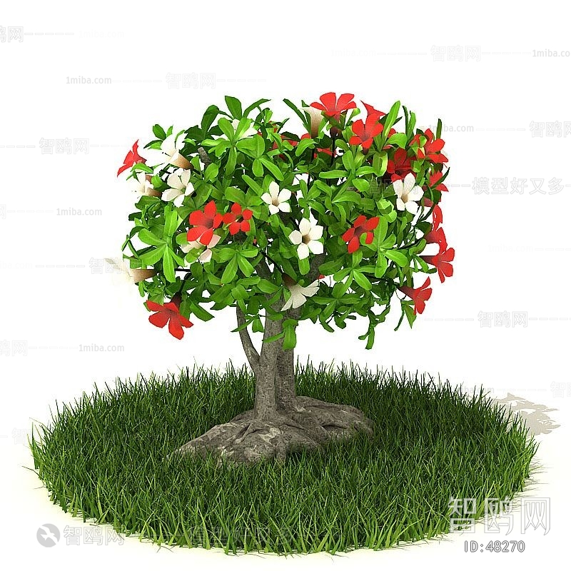 Modern Tree/shrub/grass