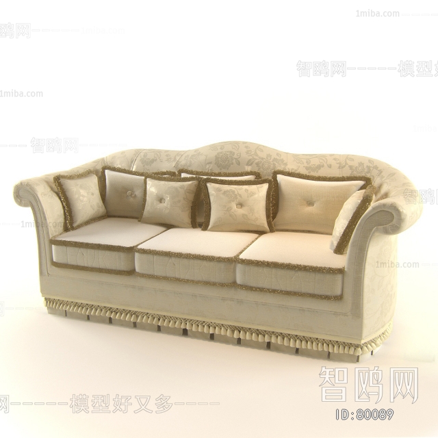 European Style Three-seat Sofa