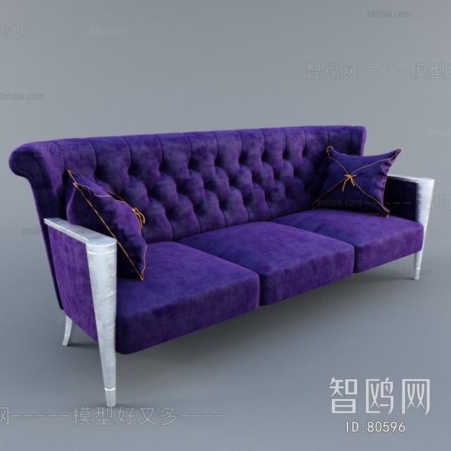 European Style Three-seat Sofa