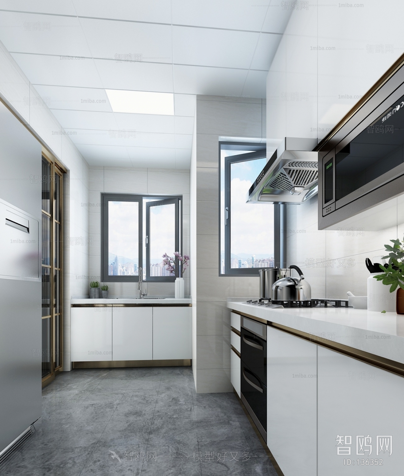 Modern The Kitchen