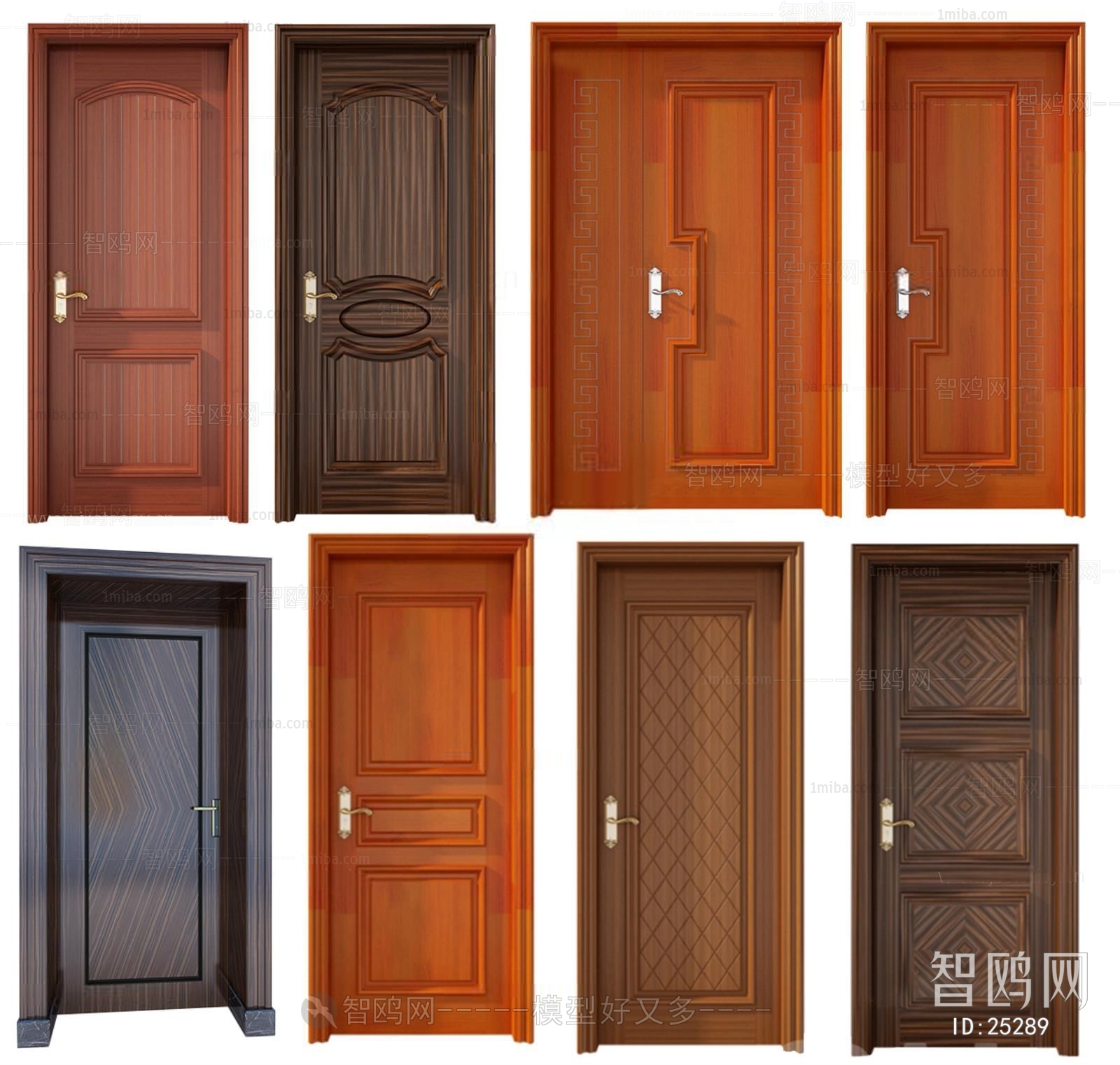 Modern European Style New Chinese Style Door