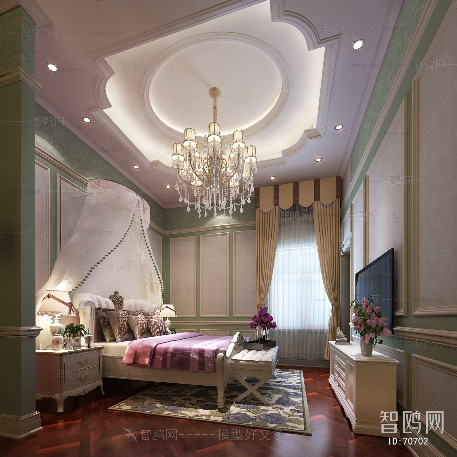 European Style Bedroom