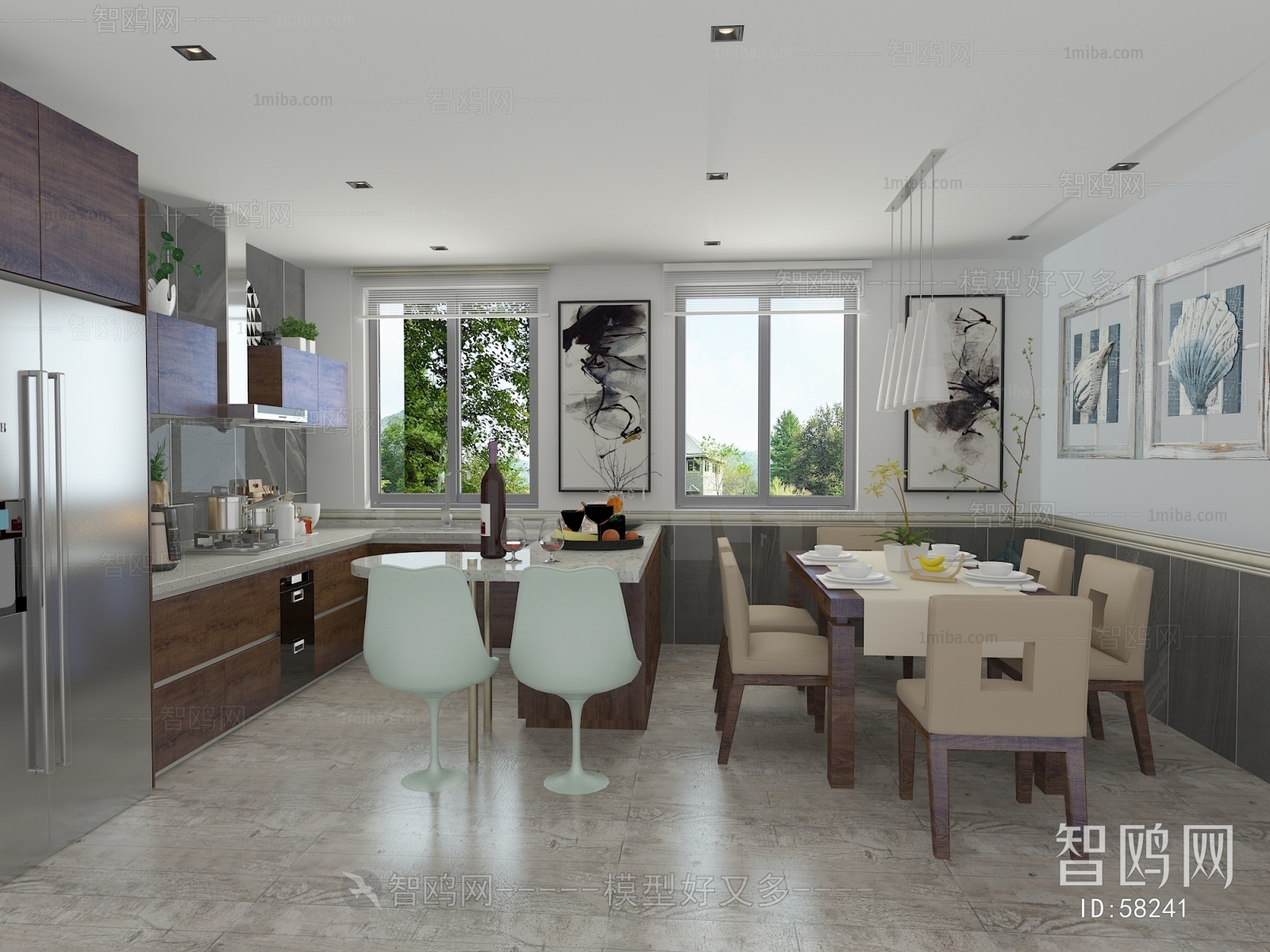 Modern Open Kitchen