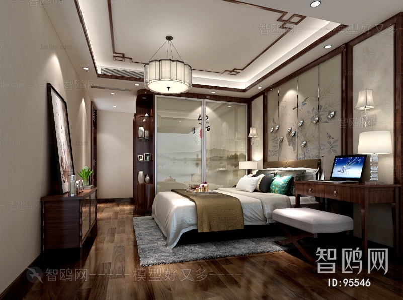 New Chinese Style Bedroom