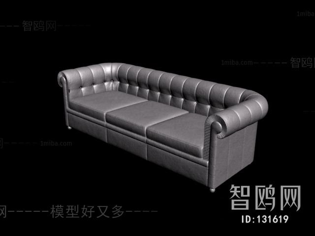 European Style Three-seat Sofa