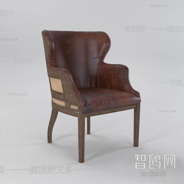 Industrial Style Lounge Chair