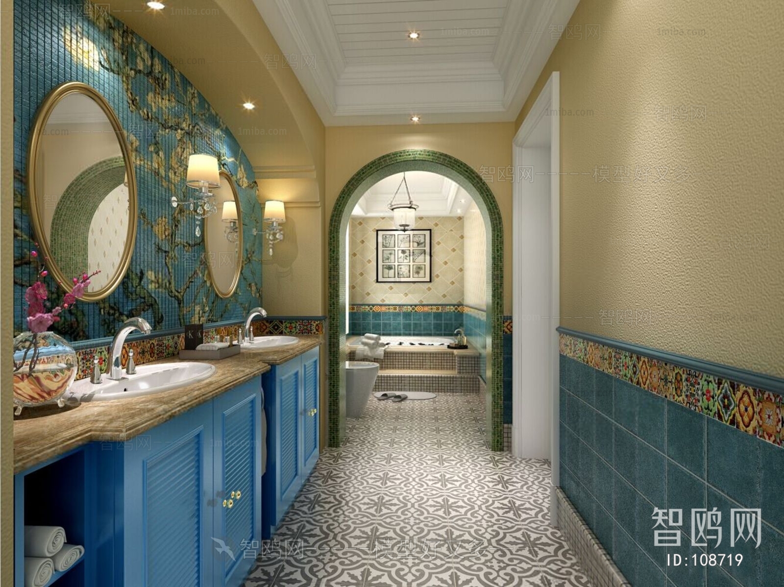 Mediterranean Style TOILET