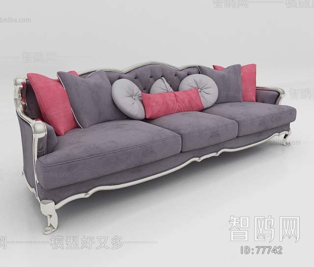 New Classical Style Three-seat Sofa