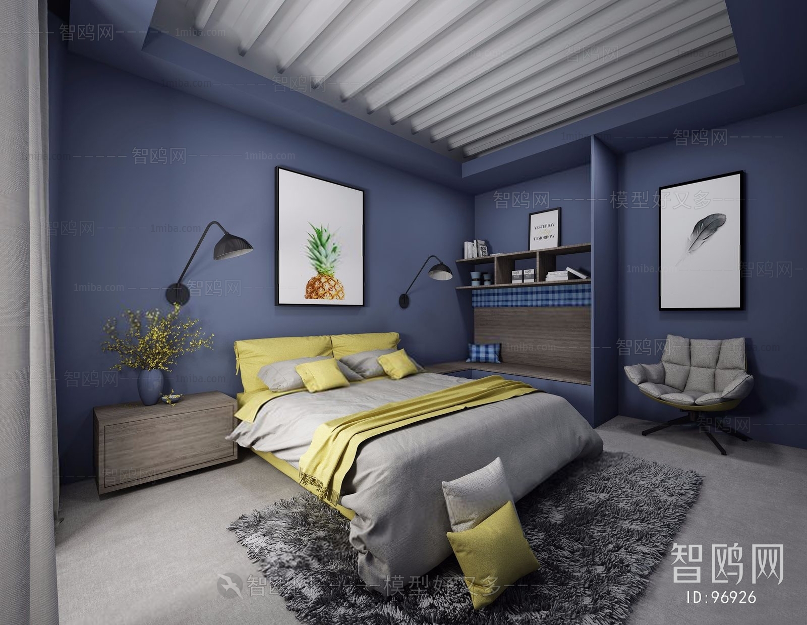 Modern Nordic Style Bedroom