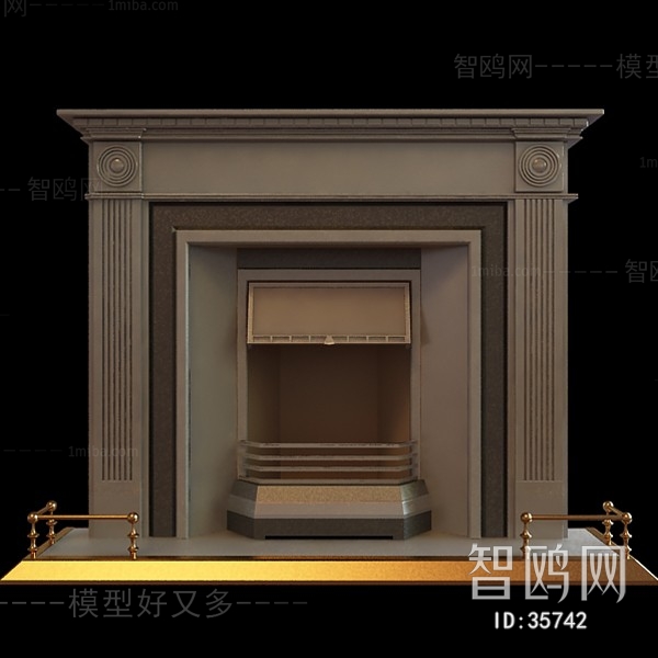 European Style Fireplace