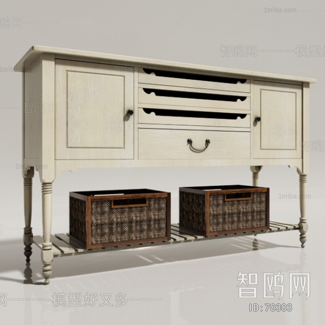 American Style Country Style Sideboard