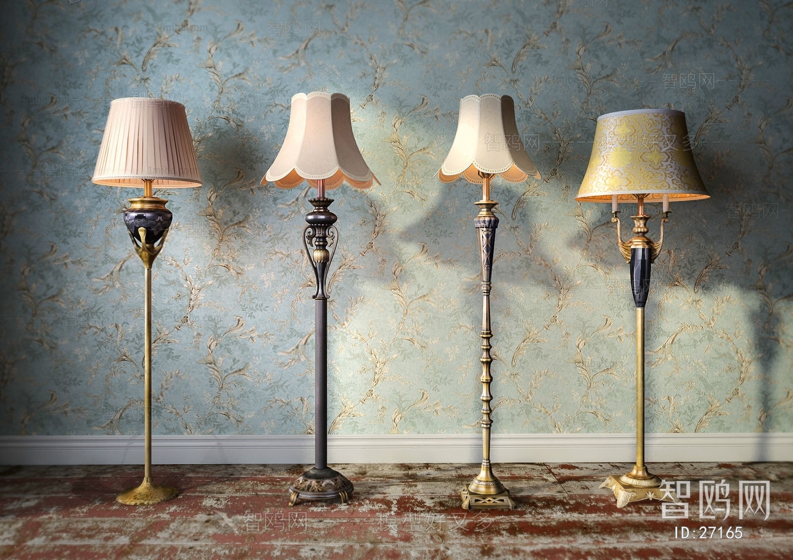 American Style European Style Floor Lamp