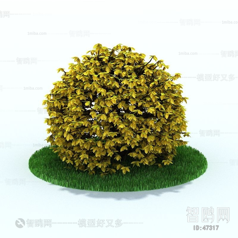 Modern Tree/shrub/grass