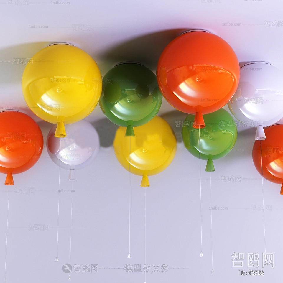 现代儿童气球装饰灯吊灯