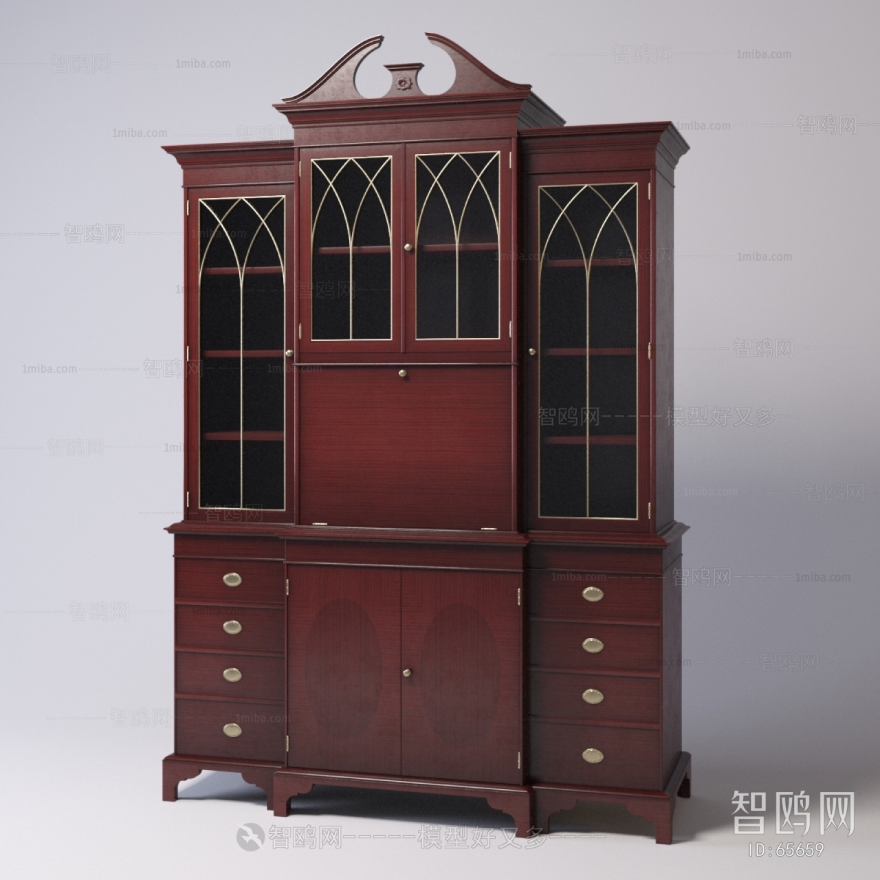 European Style Wine Cabinet