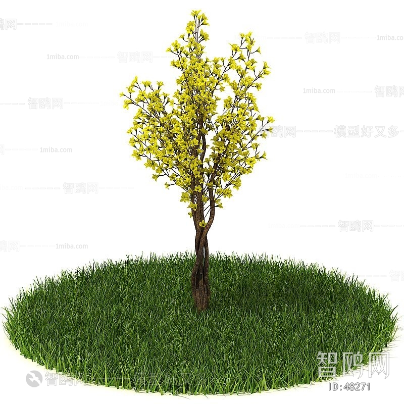 Modern Tree/shrub/grass